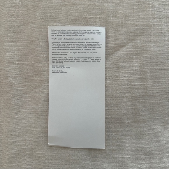 Rhode Temporary Tattoos - Picture 2 of 2